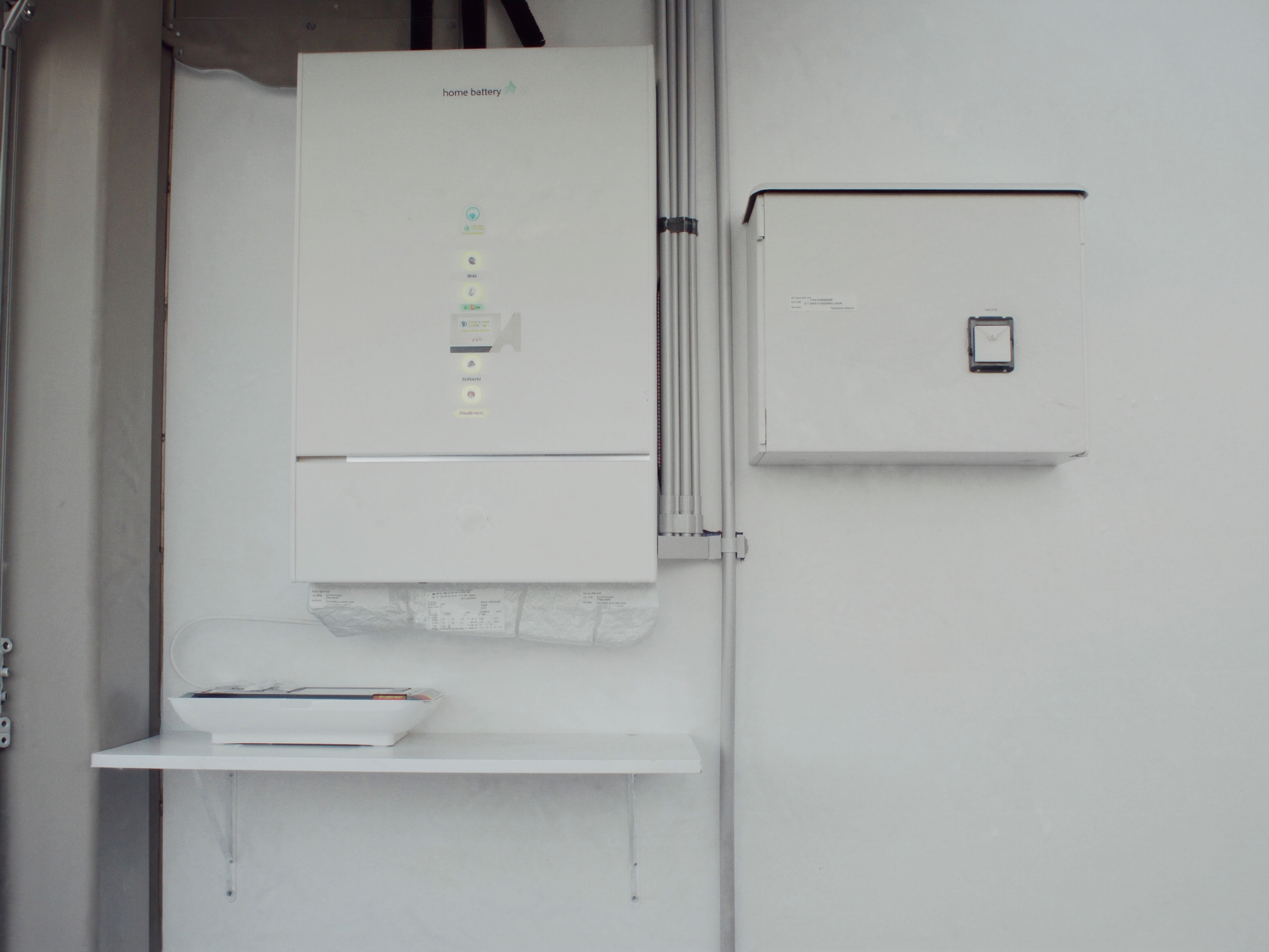 Home battery — Home battery storage installed